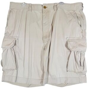 Polo Ralph Lauren Men 40 Cargo Shorts Relaxed Destressed  Fit Casual Khaki
